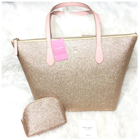 kate spade Handbags - NWT HP🎉🎉🎉Kate Spade Large Rose Gold Joeley